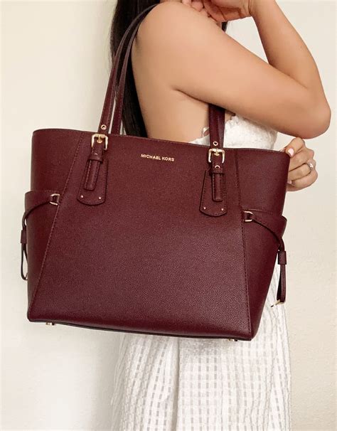 michael kors voyager tote teal|michael kors voyager tote merlot.